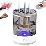Máquina De Limpeza De Pincéis De Maquiagem Limpador De Pincéis De Maquiagem Elétrico Limpador De Pincéis Cosméticos Automático Com Escova Limpa Tapete Giratório Limpador De Pincéis De Maquiagem