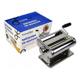 Máquina De Macarrão Lasanha Manual Massa Caseira Aço Inox