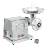 Maquina De Moer Carne Elétrico Em Aço Inox Boca 8 Bermar