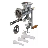 Máquina De Moer Carne Fazer Linguiça Hamburguer Manual N10
