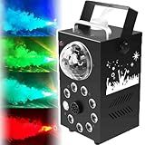 Máquina De Neblina Máquina De Fumaça De 700 W Controle Remoto 9 Luzes De LED Máquina De Neblina Externa Luzes De Bola Para Casamentos Festas Efeito De Palco