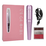 Máquina De Perfuração De Unhas Caneta Elétrica Portátil Usb