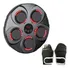 Maquina De Soco Boxe Musical Bluetooth Led Quarto Parede Usb Cor Preto