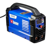 Maquina De Solda Boxer 200a Flama 201 Preto azul Bivolt