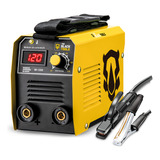 Maquina De Solda Eletrica Inversora Mma 120a Visor Digital