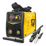 Maquina De Solda Inversora Eletrica Portátil Mma Eletrodo Cor Amarelo Frequência 50hz 60hz 220v The Black Tools