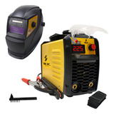Máquina De Solda Inversora Wk 225a 220v Máscara Automática Cor Amarela