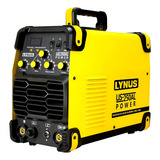 Máquina De Solda Inverter Lynus Lis 250al Power Amarela E Preta 50hz 60hz 220v