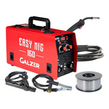 Máquina De Solda Mig Tig E Eletrodo 160a Com Arame 0 5kg Cor Vermelho Frequência 60 Hz 220v