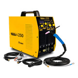 Máquina De Solda Tig Ac dc Hypertig 250a Start Para Alumínio Cor Amarelo Frequência 50 60hz 220v