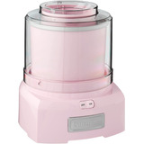 Maquina De Sorvete Frozen E Gelato Sorveteira Cuisinart Rosa