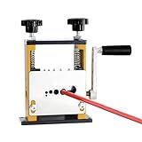 Máquina De Stripper De Arame Alimentado Por Perfuração- Stripper De Fios De Manivela De Mão - 6 Orifícios 5 Trilhos Da Alça Ergonômica Ferramenta De Remoção De Cabos - 0-1-0-6in Scrap Antigo Cord Cord