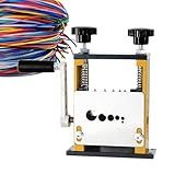 Máquina De Stripper De Arame De Tração Manual- Máquina De Stripper De Cabo - 6 Orifícios 5 Trilhos Da Alça Ergonômica Ferramenta De Remoção De Cabos-0-1-0-6in Scrap Antigo Cord Cord Peeler Para Difere