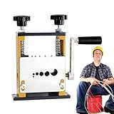 Máquina De Stripper De Cabo- Máquina De Remoção De Arame Manual - 6 Buracos 5 Faixas De Manivela De Manivela De Mão Stripper-0-1-0-6in Scrap Antigo Cord Cord Peeler Para Diferentes Especificações