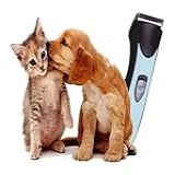 MAQUINA DE TOSA S FIO PROFISSIONAL P CAES GATOS AG 097 AZUL