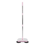 Máquina De Varrer À Mão Rosa Household Push Sweeper Mop Broo
