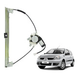 Maquina De Vidro Eletrico Clio 2 Portas Lado Esquerdo Motor