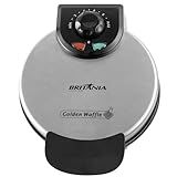Máquina De Waffle Britânia Golden 850W Chapas Antiaderentes