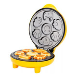 Máquina De Waffle Forma Biscoitos Bichinhos Donuts Elétrica