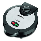 Máquina De Waffle Mondial Pratic Waffle Gw 01 Preta 1200w