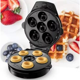Máquina De Wafler De Donuts E Cupcakes 3 Em 1 Antiaderente