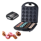 Máquina Donuts Rosquinha Wafer Cupcakes Antiaderente 16fur