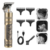 Maquina Dragão De Cabelo Barba Acabamento Sem Fio