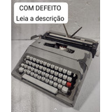Maquina Escrever Olivetti Lettera 35 Antiga Com Defeito