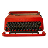 Máquina Escrever rara Maleta Vermelha
