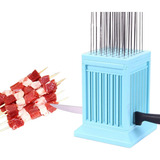 Máquina Espetinho Rápido Para 49 Espetos Churrasco Carne