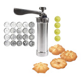 Maquina Fazer Biscoito Caseiro 20 Discos 4 Bicos Bolacha