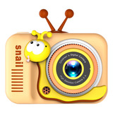Máquina Fotográfica Infantil Câmera Digital Vídeo Foto Jogos Cor Amarela