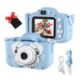Máquina Fotográfica Infantil Digital Vídeos Hd Foto 32gb Mem