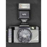 Máquina Fotográfica Yashica Ecx35 Com Flash De Câmera King