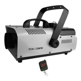 Máquina Fumaça 1200w Iluminação Rgb Controle Sem Fio