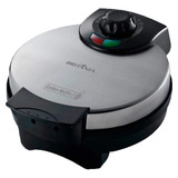 Maquina Golden Waffle Prata preto 850w Britania 127v