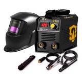 Máquina Inversora Solda Elétrica Display Digital If 150d Mma 120a 220v Com Máscara The Black Tools