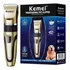 Máquina Kemei Km 1053 Pet Animais Cães Gatos Profissional Cor Dourado 110v/220v