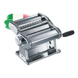 Maquina Macarrão Caseiro Atlas Marcato 150 Aço Inox Prateada