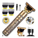Maquina Maquininha Rezzet De Cortar Cabelo Barba Acabamento Raspar Dragão Buda Profissional