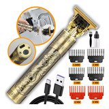 Maquina Maquininha Rezzet De Cortar Cabelo Barbeador Eletrico Aparador De Pelos Buda Dragão Acabamento Risco Desenho