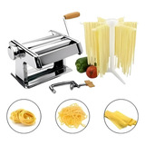 Maquina Massa Macarrão Lasanha Cilindro Inox Caseira Manual