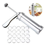 Máquina Modeladora Bolacha Biscoito 4 Bicos 20 Formas Moldes