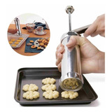 Máquina Modeladora De Biscoito Inox 20 Formas 4 Bicos