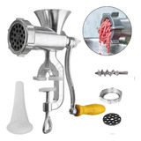 Maquina Moedor De Carne Linguiça Triturador Manual Embutido