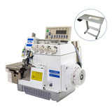 Máquina Overlock 4 Fios Ponto Cadeia Direct Drive Completa