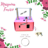 Maquina Para Cortar Fita E Fuxico Haste Alta E Refis De Brin