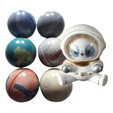 Máquina Pegar Ursinhos  Kit 1 Boneco Ted Space   6 Planetas