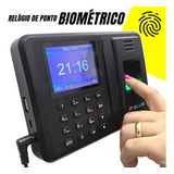 Máquina Ponto Relógio Biométrico Digital Eletrônico