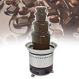 Máquina Profissional De Derretimento De Cascata Para Fonte De Chocolate Comercial Com Controle Digital Aço Inoxidável 304 Para Casamentos Festas Eventos Restaurantes